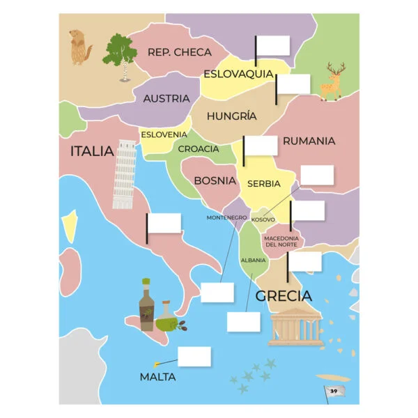 Banderas del Mundo con 200 Pegatinas - Imagen 2