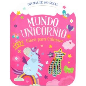 Libro para Colorear con Gemas - Mundo Unicornio