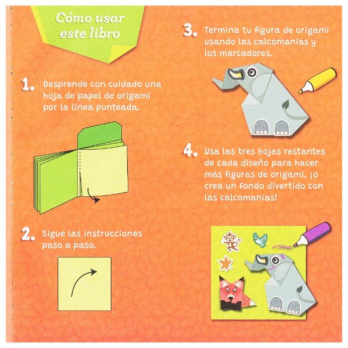 Mi Primer Origami - Animales Salvajes - Imagen 2