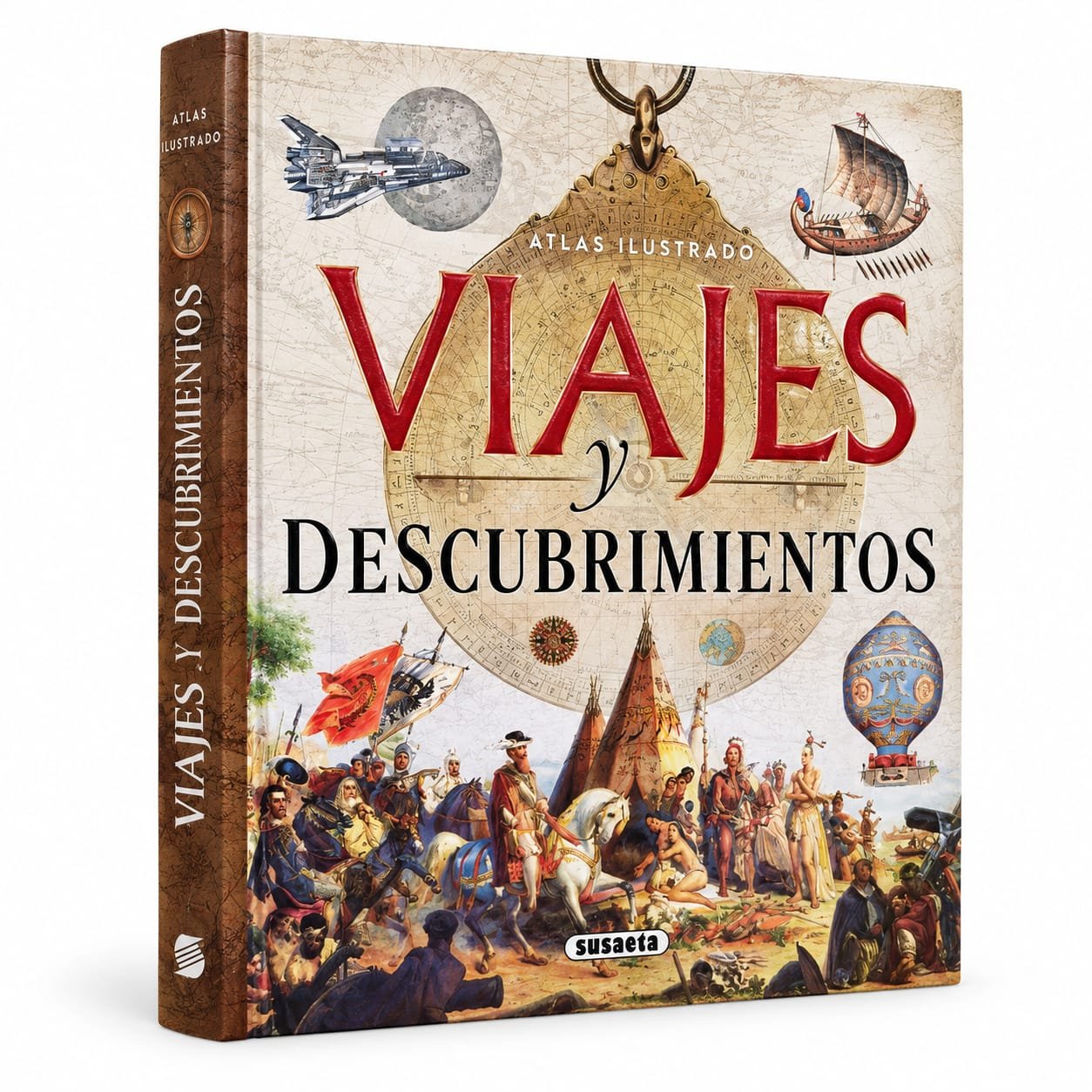 Atlas Ilustrado Viajes y Descubrimientos