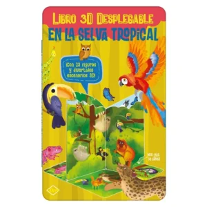 Libro 3D Desplegable - En la Selva Tropical