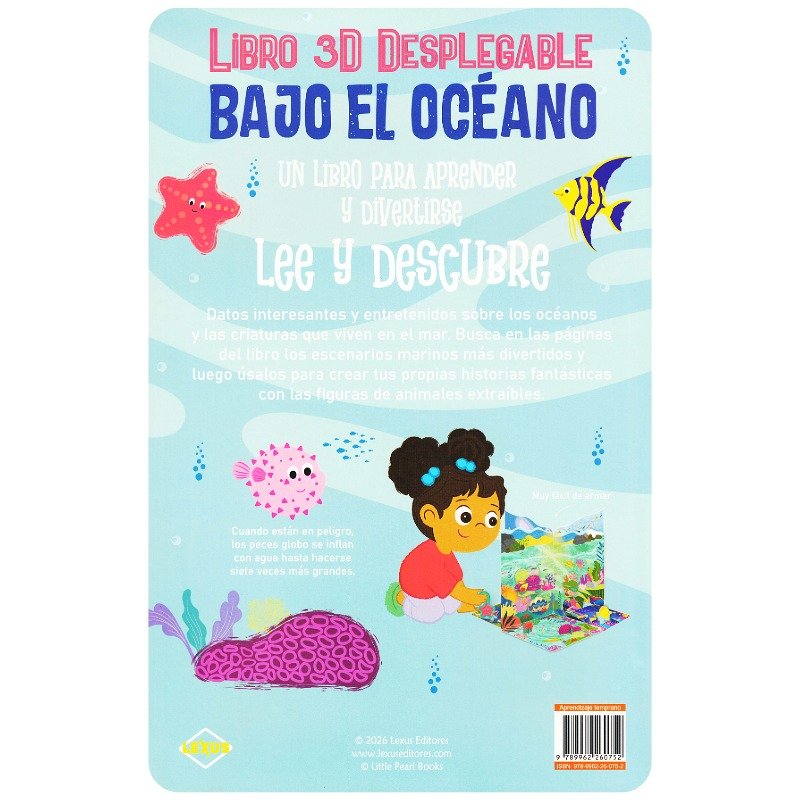 Libro 3D Desplegable - Bajo el Océano - Imagen 2