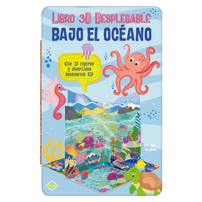 Libro 3D Desplegable - Bajo el Océano
