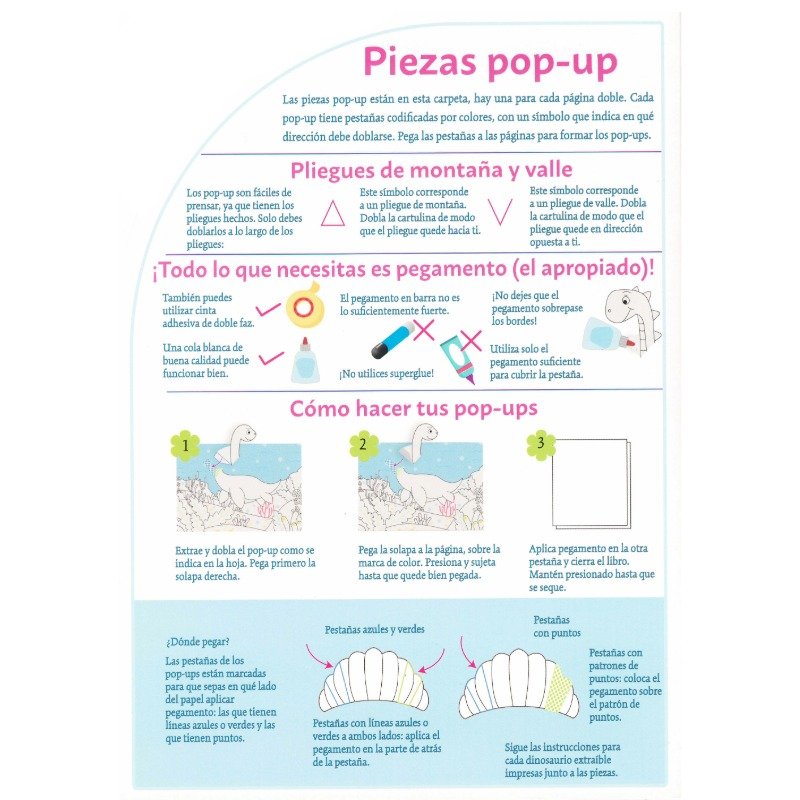 Libro Pop Up – Para Colorear Dinosaurios - Imagen 3